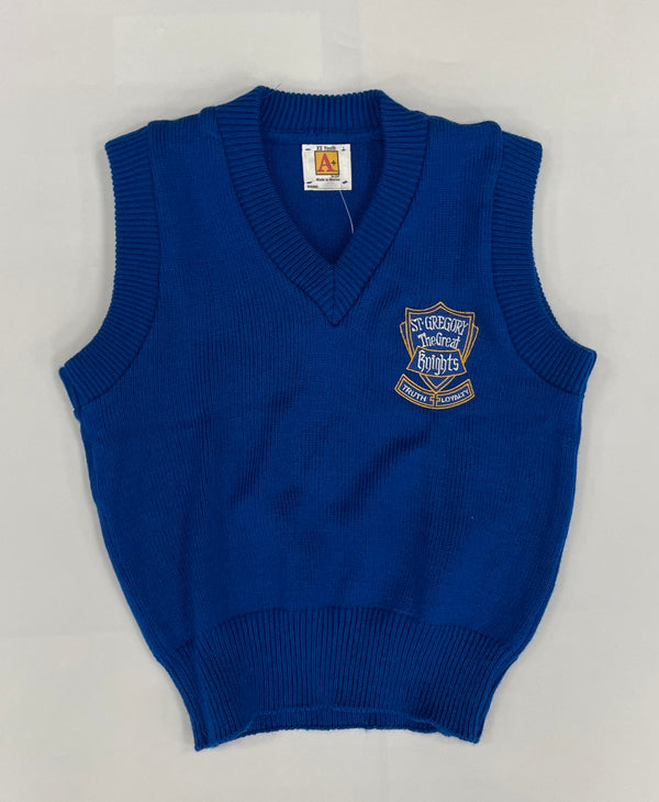 SAMPLE. SCHOOL UNIFORM VEST W/SCHOOL LOGO. INQUIRE US BEING YOUR SCHOOL UNIFORM VENDOR