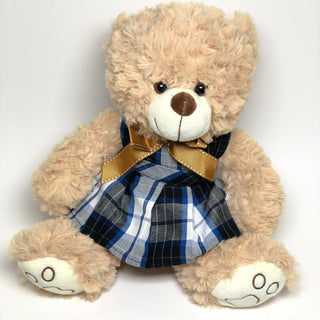 School Uniforms Girls 12 Inch Teddy Bear-Garfield Plaid 114