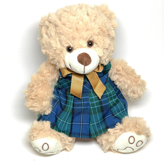School Uniforms Girls 12 Inch Teddy Bear-Kirk Plaid 96