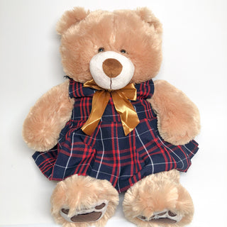 School Uniforms Girls 18 Inch Teddy Bear-Hamilton Plaid 36