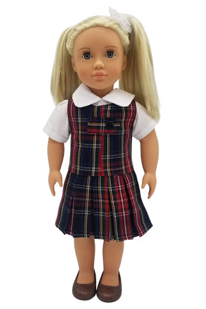 American Doll Dress- Agnes Plaid