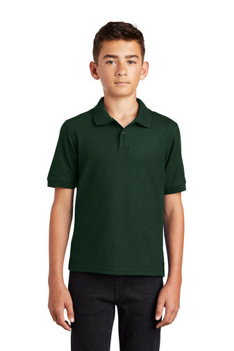 Spring Valley Montessori School Jersey Knit Polo Shirt w/School Logo