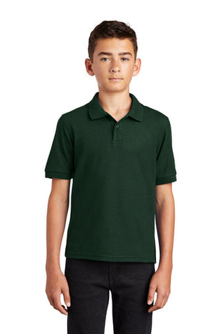 Spring Valley Montessori School Pique Knit Polo Shirt w/School Logo