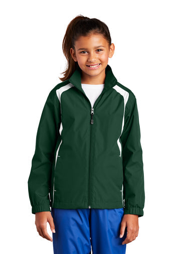 Spring Valley Montessori School Stylish Sport Windbreaker Jacket w/School Logo.