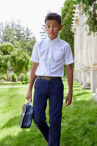 St. Mary's School (ID) School Pants. REGULAR Sizes And HUSKY Sizes-Navy, or Khaki (PreK-8TH)