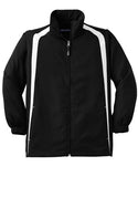 Desert Springs Sport Windbreaker Jacket w/School Logo-Black  (K-12TH)