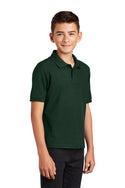 Spring Valley Montessori School Jersey Knit Polo Shirt w/School Logo
