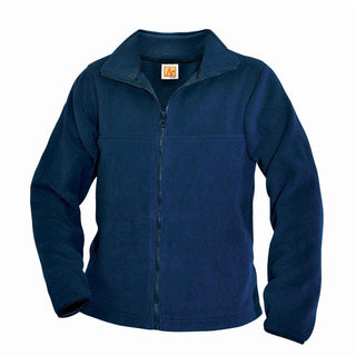 Buy royal-blue School Uniform Boys and Girls Fleece Jacket By School Uniforms 4 Less