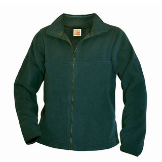 Buy green School Uniform Boys and Girls Fleece Jacket By School Uniforms 4 Less