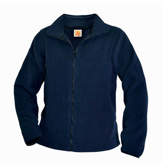 Buy navy School Uniform Boys and Girls Fleece Jacket By School Uniforms 4 Less