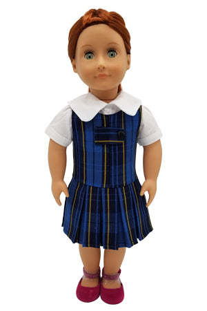 American Doll Dress- Pancratius Plaid