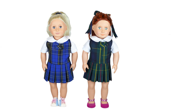 School Uniform American Doll Dresses