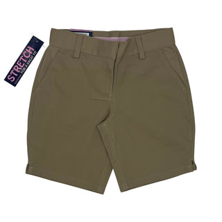 St. Mary Of The Immaculate Conception School Girls Bermuda Shorts-Khaki/Black