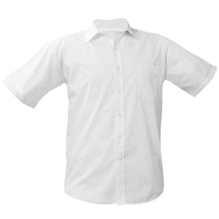Littleton Academy Oxford Shirt with Littleton Logo.White.  ALL GRADES.