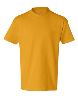 Buy gold School Uniform Unisex P.E. Shirt Comfort Soft Tag-less