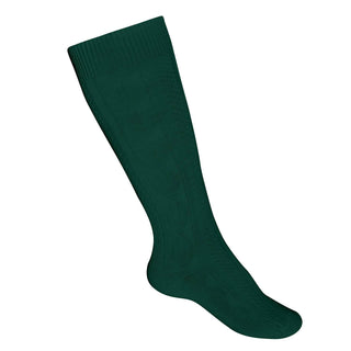 Buy dark-green School Uniforms Girls Cable-Knee-Hi Socks