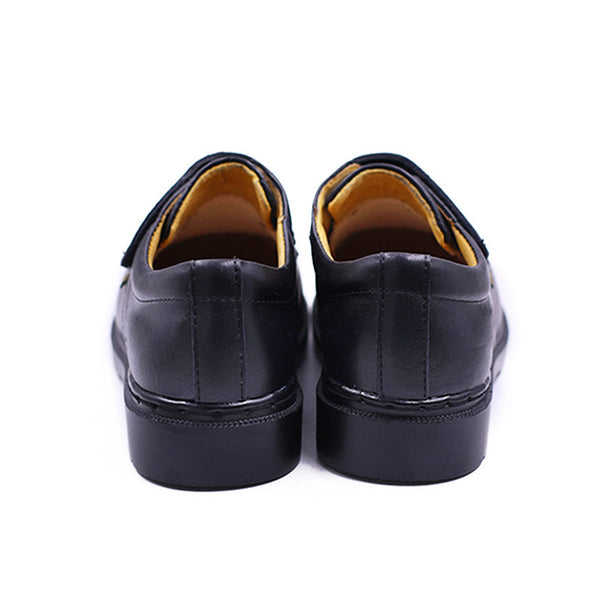 School Uniform Boys Dress Shoes with Velcro. THIS ITEM IS OPTIONAL.