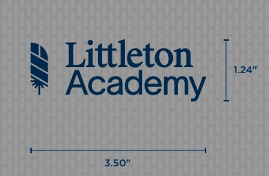 Littleton Academy Peter Pan Blouse with Littleton Logo. Worn underneath Jumper. ALL GRADES.