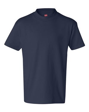 Buy navy School Uniform Unisex P.E. Shirt Comfort Soft Tag-less