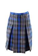School Uniform Girls Plaid Skirt