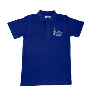 St. Mary Of The Immaculate Conception  Short Sleeve Pique Knit Polo Shirt-w/Embroidery Logo