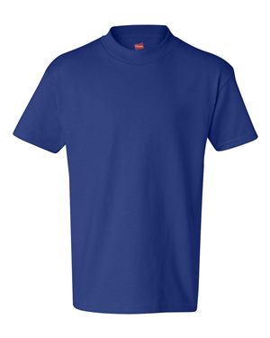 Buy royal-blue School Uniform Unisex P.E. Shirt Comfort Soft Tag-less