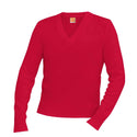 School Uniform Unisex V-Neck Long Sleeve Pullover Sweater