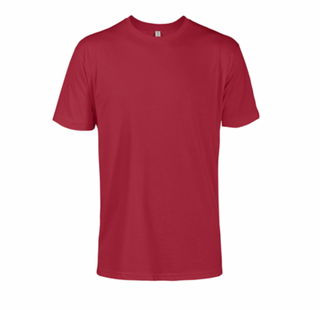 Sheridan Baptist P.E. T-Shirt w/School Logo. Red. Optional.