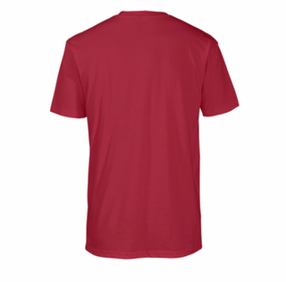 Sheridan Baptist P.E. T-Shirt w/School Logo. Red. Optional.
