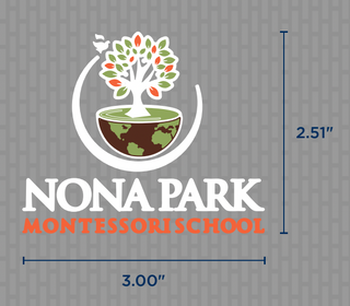Nona Park Montessori School Full-Zip Hooded Fleece Sweatshirt w/School Logo