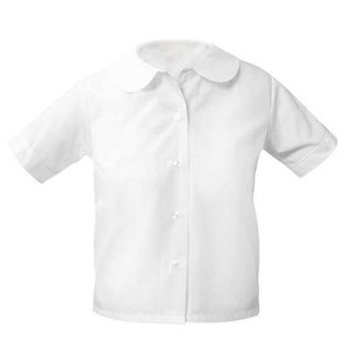 St. Mary School (Los Angeles, California) Short Sleeve Girls and Ladies Peter Pan Blouse. TK-4TH. REQUIRED FOR MASS DAY.