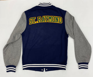 LETTERMAN JACKET W/ SCHOOL LOGO FRONT AND BACK. INQUIRE ABOUT US BEING YOUR SCHOOL UNIFORM VENDOR