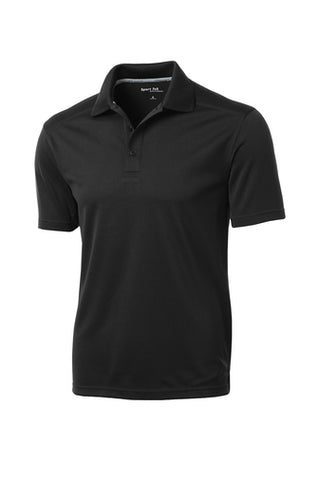 School Uniform Short Sleeve DRI-FIT Polo Shirt-BLACK
