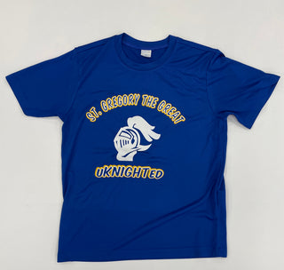 Dri-Fit PE T-Shirts w/School Logo. INQUIRE ABOUT US BEING YOUR SCHOOL UNIFORM VENDOR