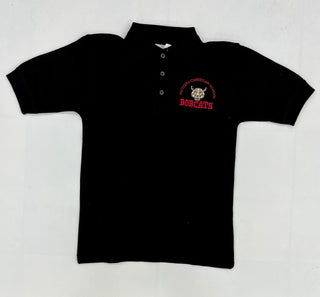 Victoria Christian Short Sleeve Pique Knit Polo Shirt w/School Logo Required 6TH-12TH