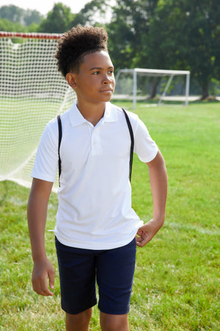 GSBH Chino Shorts. Modern Fit. Navy. (PreK-8TH).