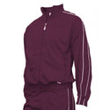 Desert Springs Activewear Warm Up Jacket w/School Logo-Burgundy (K-12TH)