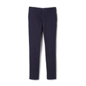 St. Matthews (MT) Girls and Juniors SKINNY Flat Front Pants-Navy. Stretch For Excellent Fit. (K-8TH).
