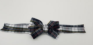 School Uniform Long Tail Hair Bow- Avila Plaid