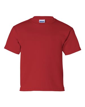 Buy red School Uniform Unisex P.E. Shirt Comfort Soft Tag-less