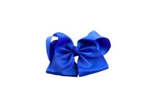 Solid Hair Bow-Royal Blue
