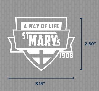 St. Mary's School (ID) Pique Polo Shirt w/School Logo. Navy.  (PreK-5TH)