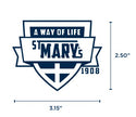 St. Mary's School (ID) Girls and Ladies Oxford Shirt w/School Logo. (6TH-8TH).