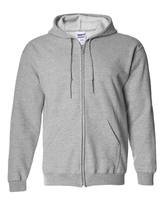 Victoria Christian School  Full-Zip Hooded Fleece Sweatshirt w/School Logo-Super Heavy Weight