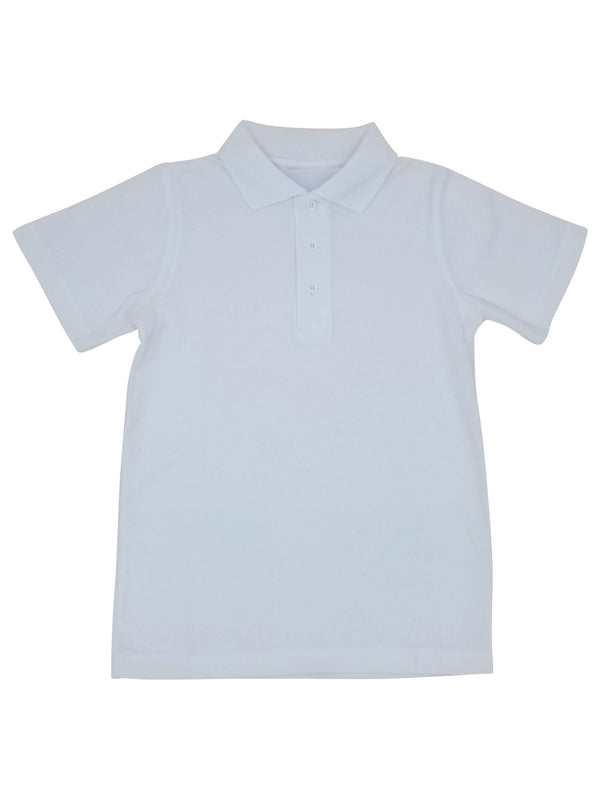 School Uniform Short Sleeve Jersey Knit Polo Shirt